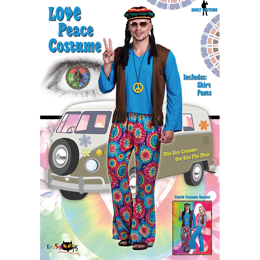 F1860 hippie clothes for men